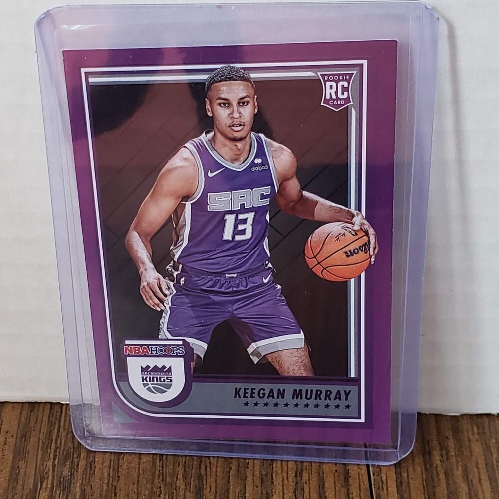 Keegan Murray 2022-23 NBA Hoops Purple Rookie RC #234 Sacramento Kings